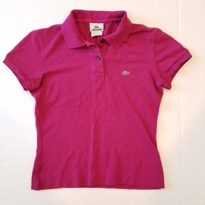 Lacoste womens polo size: 4 (36 euro)